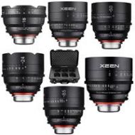Adorama Rokinon Xeen Cine 6 Lens KIT f/PL Mt 16mm /24mm /35mm /50mm /85mm /135mm /Case XN16-N 24 35 50 85 PL
