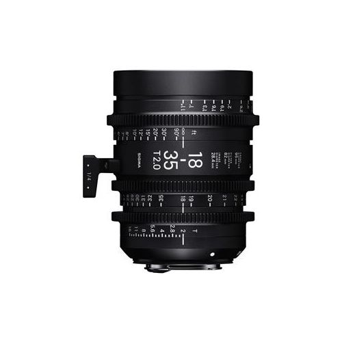  Adorama Sigma 18-35mm T2 High Speed Zoom Cine Lens, Metric, Canon EF Mount 21M966
