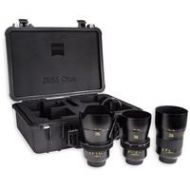 Adorama Zeiss Otus 85/1.4, 55/1.4 & 28/1.4 ZE EOS Mount Lenses with Case & Gears 2182-366