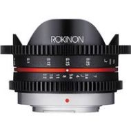 Adorama Rokinon 7.5mm T3.8 Cine UMC Ultra Wide-Angle Fisheye Lens, Black CV75MFT-B