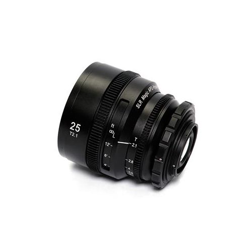  Adorama SLR Magic APO-HyperPrime Cine 25mm T2.1 Lens for PL Mount + EF Mount Adapter SLR-APO25EF