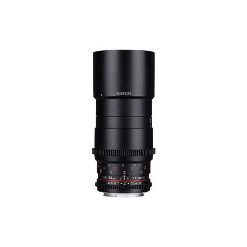  Adorama Rokinon 100mm T3.1 Telephoto Macro Cine DS Lens for Nikon F Mount Cameras DS100M-N