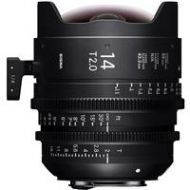 Adorama Sigma 14mm T2 FF High Speed Prime Cine Lens, Imperial, Arri PL Mount 450968