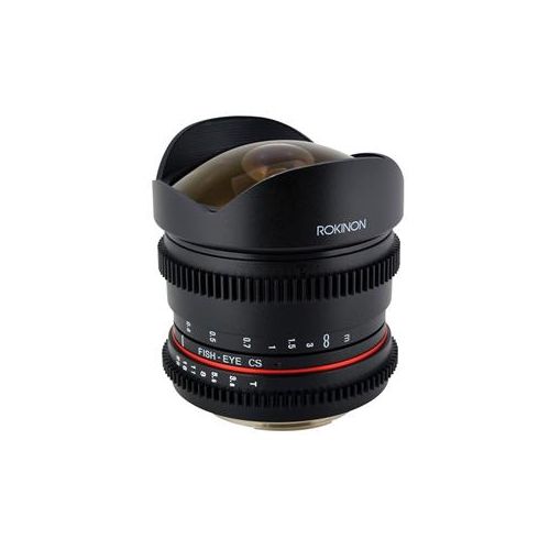  Rokinon 8mm t/3.8 Fisheye Cine VDSLR Lens for Nikon RK8MV-N - Adorama