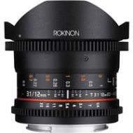Adorama Rokinon 12mm T3.1 Full Frame Cine DS Fisheye Lens for Canon EF Mount DS12M-C