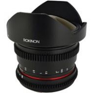 Adorama Rokinon 8mm T3.8 HD Fisheye Cine Lens for Nikon with Removeable Hood RKHD8MV-N