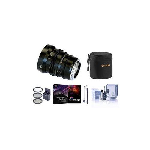  Adorama SLR Magic APO25EF APO MicroPrime Cine 50mm T2.1 Lens for Canon EF W/Free ACC KIT SLRMP50APOEF A