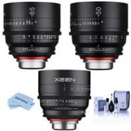 Adorama Rokinon Xeen 35mm T1.5 Cine/50mm T1.5 Cine/85mm T1.5 Cine For PL Mount Lens XN35-PL 85 50 35