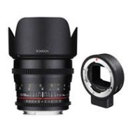 Adorama Rokinon 50mm T1.5 Cine DS Lens for Canon EF Mount W/Sigma MC-21 Mount Conv Leica DS50M-C S