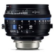 Adorama Zeiss 18mm T2.9 CP.3 XD Compact Prime Cine Lens (Metric) with PL Bayonet Mount 2186-674