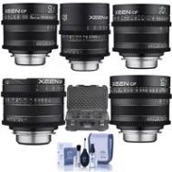 Adorama Rokinon Xeen 16mm T2.6/35 T1.5/24 T1.5/50 T1.5/85 T1.5 CF Cine Lens f/Sony E-Mnt CFX24-N 5 LENS KIT