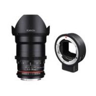 Adorama Rokinon 35mm T1.5 Cine DS WA Lens for Canon EF Mount W/Sigma MC-21 Mount /Leica DS35M-C S