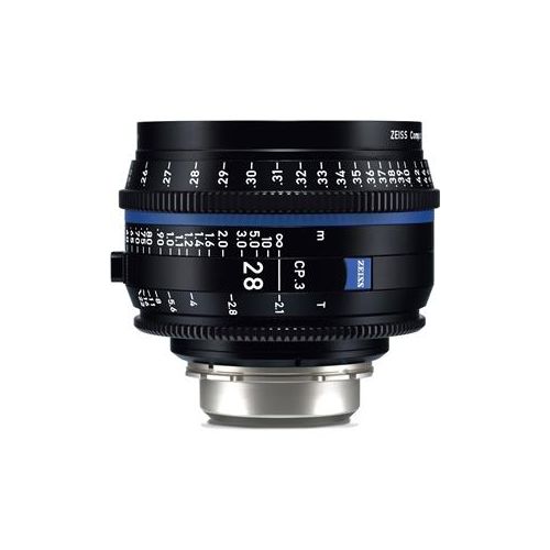  Adorama Zeiss 28mm T2.1 CP.3 Compact Prime Cine Lens (Feet) with Nikon F Mount 2193-346