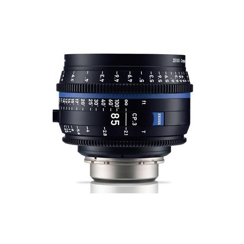  Adorama Zeiss 85mm T2.1 CP.3 Compact Prime Cine Lens (Feet) with Nikon F Mount 2178-040