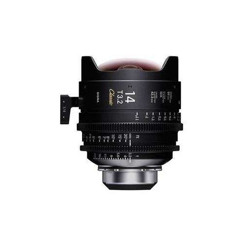  Adorama Sigma 14mm T3.2 FF Classic Prime Line Lens, iTechnology, F/AP2 PL Mount, Feet 45A974