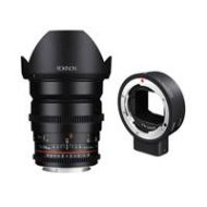 Adorama Rokinon 24mm T1.5 Cine DS Lens for Canon EF Mount W/Sigma MC-21 Mount Conv Leica DS24M-C S