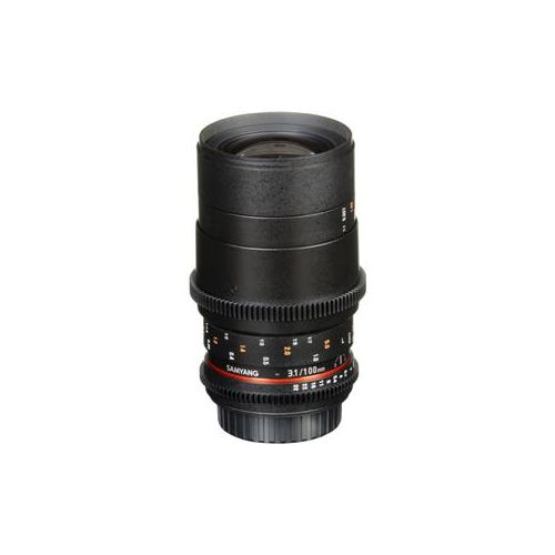  Adorama Samyang 100mm T3.1 Telephoto Macro Cine DS Lens for Canon EF Mount Cameras SYDS100M-C