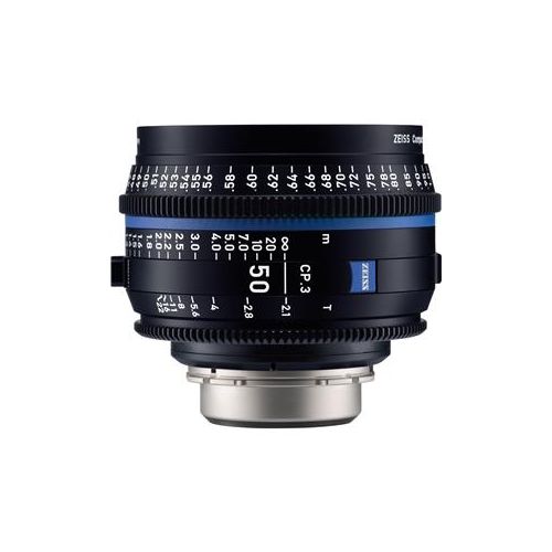  Adorama Zeiss 50mm T2.1 CP.3 Compact Prime Cine Lens (Feet) with Nikon F Mount 2177-329