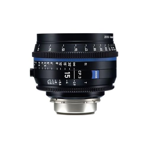  Adorama Zeiss 15mm T2.9 CP.3 Compact Prime Cine Lens (Metric) MFT (Micro 4/3s) Mount 2189-450