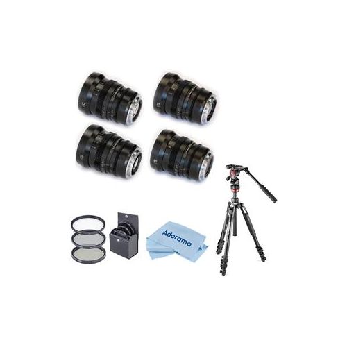  Adorama SLR Magic APO25EF APO MicroPrime Cine 25/32/50/85mm T2.1 Lenses for Canon EF KIT SLRMP25APOEF 32 50 85