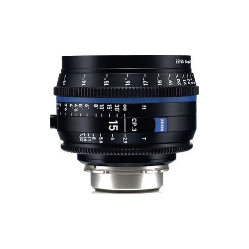  Adorama Zeiss 15mm T2.9 CP.3 Compact Prime Cine Lens (Feet) MFT (Micro 4/3s) Mount 2189-455