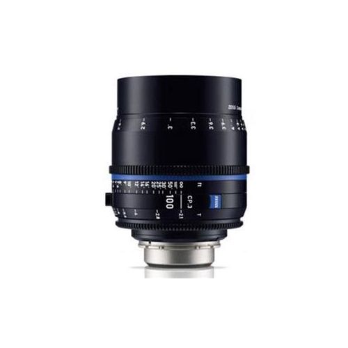  Adorama Zeiss 100mm T2.1 CP.3 XD Compact Prime Cine Lens (Metric) CF PL Bayonet Mount 2185-067