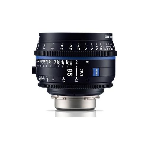  Adorama Zeiss 85mm T2.1 CP.3 Compact Prime Cine Lens (Metric) with PL Bayonet Mount 2178-033