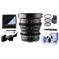 Adorama Meike 25mm T2.2 Manual Focus Cinema Lens For Sony E-Mount With Free Accesory KIT 20660008 A