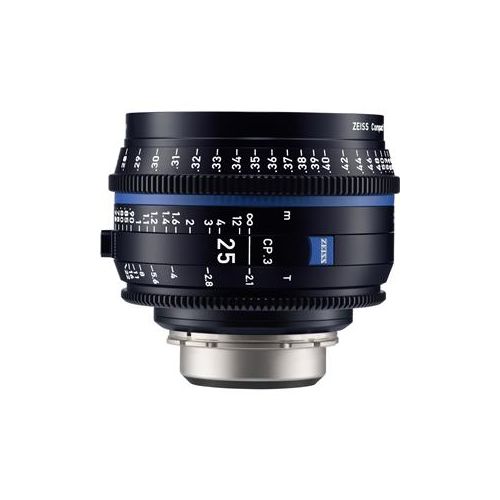  Adorama Zeiss 25mm T2.1 CP.3 Compact Prime Cine Lens (Feet) with Nikon F Mount 2181-405