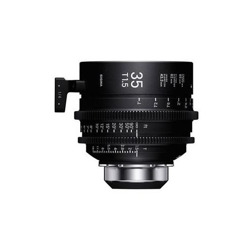  Adorama Sigma 35mm T1.5 FF High Speed Art Prime Lens, iTechnology, PL Mount, Feet 340974