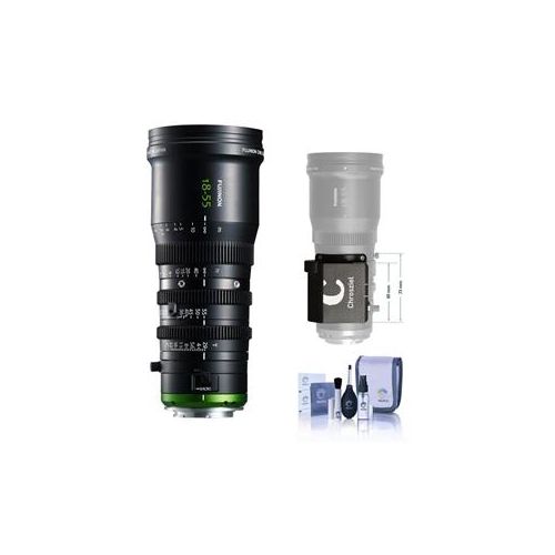  Adorama Fujinon MK 18-55mm T2.9 Lens Sony E-Mount With Chrosziel Zoom Control Kit MK18-55MM T2.9 B