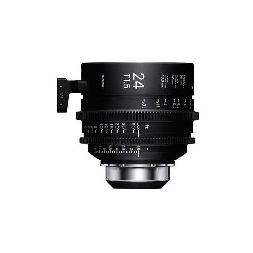  Adorama Sigma 24mm T1.5 FF High Speed Art Prime Lens, iTechnology, PL Mount, Feet 401974