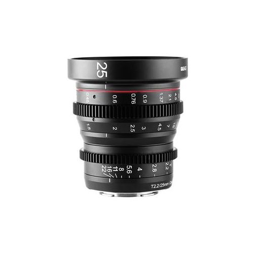  Adorama Meike 25mm T2.2 Manual Focus Cinema Lens for Sony E-Mount 20660008