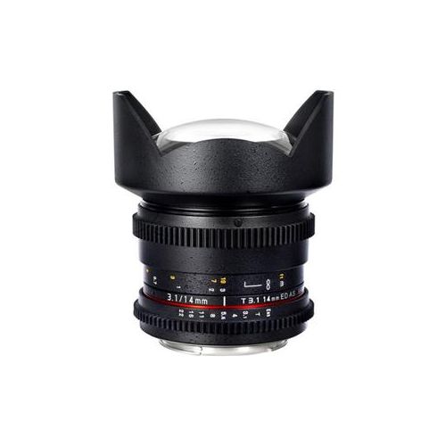 Samyang 14mm T3.1 Cine Lens for Canon EF-Mount SYCV14M-C - Adorama