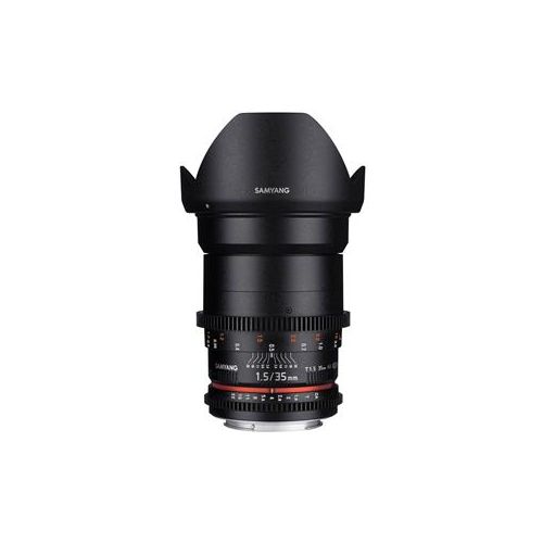  Adorama Samyang 35mm T1.5 Cine DS Wide-Angle Lens for Sony E Mount SYDS35M-NEX