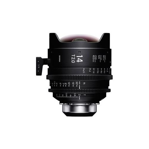  Adorama Sigma 14mm T2 FF High Speed Art Prime Lens, iTechnology, PL Mount, Feet 450974