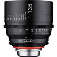 Adorama Rokinon Xeen 135mm T2.2 Manual Focus Professional Cine Lens with Canon EF Mount XN135-C