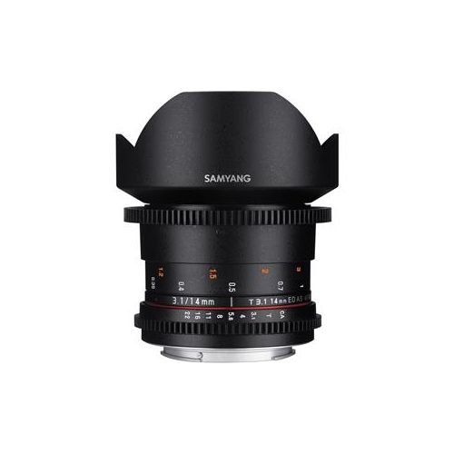  Adorama Samyang 14mm T3.1 Cine DS ED AS IF UMC Lens for Canon EF Mount SYDS14M-C