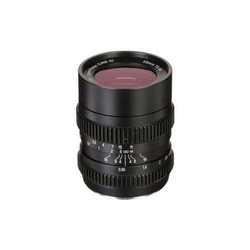  Adorama SLR Magic 25mm T0.95 Hyperprime Cine III Lens with 50mm MFT Mount SLR-2595MFT(3)