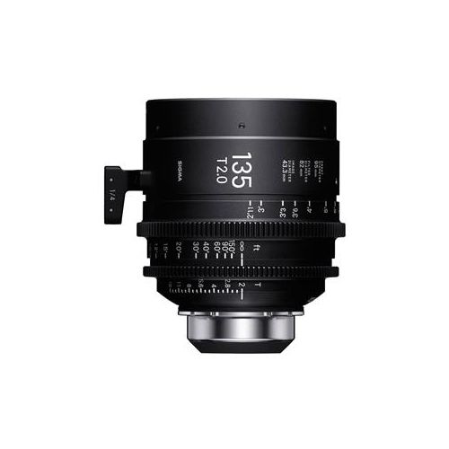  Adorama Sigma 135mm T2 FF High Speed Art Prime Lens, iTechnology, PL Mount, Feet 240974