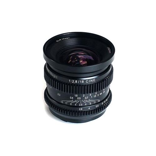  Adorama SLR Magic 18mm f/2.8 Full Frame Cine Lens (Sony E Mount) SLR-1828FE