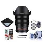 Adorama Rokinon 20mm T1.9 Ultra WA Cine DS Lens for Canon EF Mount With Free Acc Bundle DS20M-C A