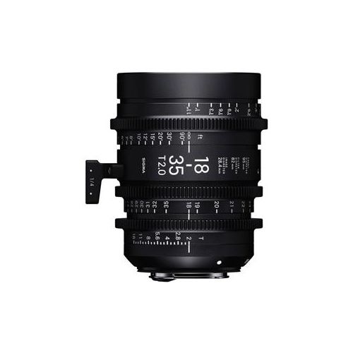  Adorama Sigma 18-35mm T2 Cine High-Speed Zoom Lens, Imperial, Canon EF 210966