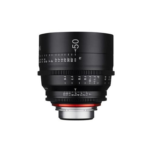  Rokinon Xeen 50mm T1.5 Cine Lens for Canon EF-Mount XN50-C - Adorama