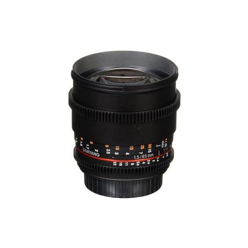  Adorama Samyang 85mm T1.5 Cine DS Aspherical Lens for Canon EF Mount SYDS85M-C