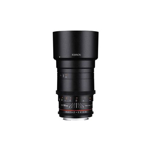  Adorama Rokinon 135mm T2.2 Cine DS Ultra Multi Coated Lens for Canon EF Mount DS135M-C