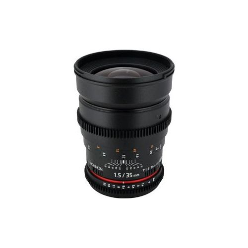  Rokinon 35mm T1.5 Cine Lens for Micro 4/3 Mount CV35M-MFT - Adorama