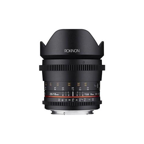  Adorama Rokinon 16mm T2.6 Cine DS Full Frame Lens for Canon EF Mount FFDS16M-C
