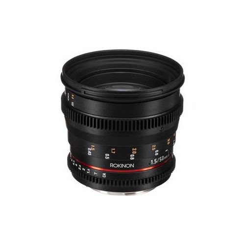  Rokinon 50mm T1.5 Cine DS Lens for Canon EF Mount DS50M-C - Adorama