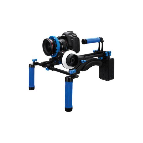  Adorama Redrock Micro DSLR Field Cinema Deluxe Bundle (microFollowFocus, Blue) 18-066-0001